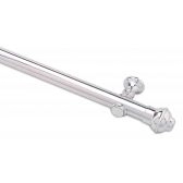 Varão de Cortina Belchior Eco Metal com Emenda 2,50 m 19 mm - Cromado