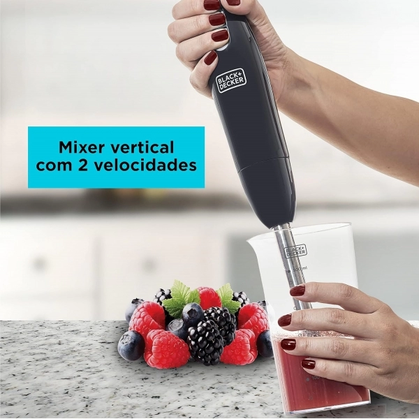 Mixer Vertical com Copo Black Decker M300 127 V 300 Watts