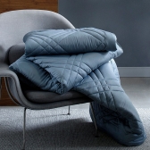 Edredom Solteiro Buddemeyer Vision Cetim 270 Fios - Azul