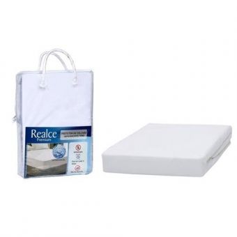 Protetor de Colchão Queen Impermeável Antialérgico Realce