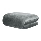 Cobertor Queen Kacyumara Blanket 300 Toque de Seda - Cinza