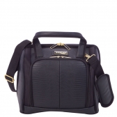 Frasqueira Grande Sestini Croco 4T - Preto