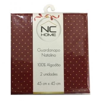 Kit Guardanapo Natalino 2 peças NC Home