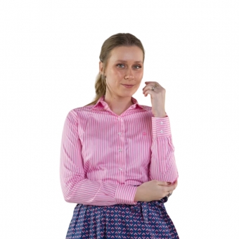 Camisa Social Feminina Manga Longa Baumgarten Woman Tradicional 6469 Listrada