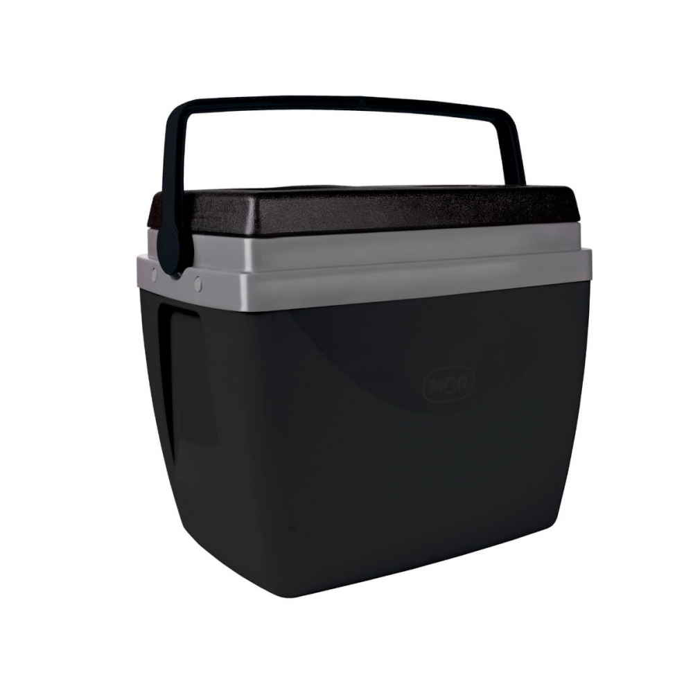 Caixa Térmica Cooler 34 Litros Mor - Preta com Cinza