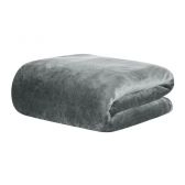 Cobertor Solteiro Kacyumara Blanket 300 Toque de Seda - Cinza
