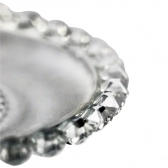 Jogo de Xícaras p/ Chá 8 pçs Diamante em Cristal L´hermitage