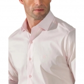 Camisa Social Manga Longa Baumgarten Elegance Slim 2585 Lisa - Rosa Claro