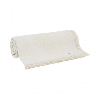 Colcha Solteiro Buddemeyer Medalhão com Franja