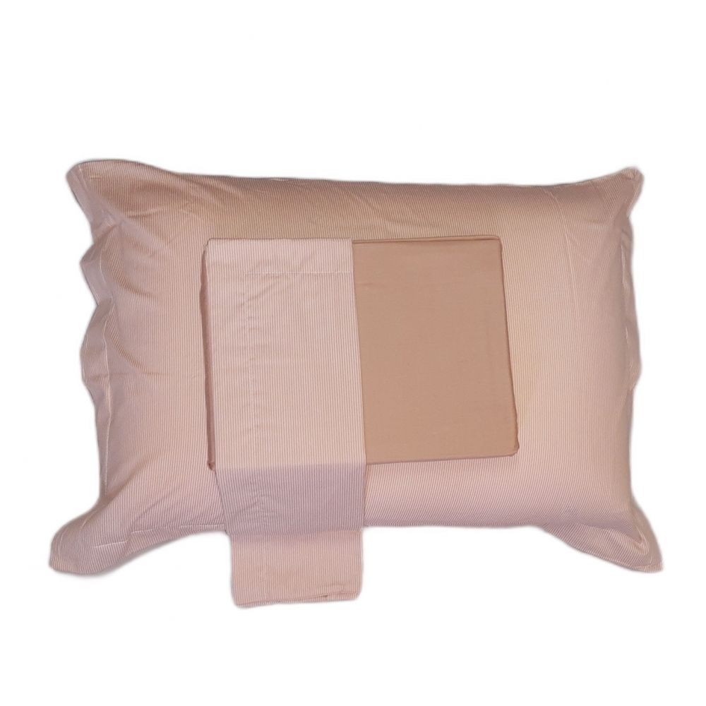 Jogo de Cama Simples Queen Altenburg 3 Peças Percal 180 Fios - Rosa