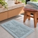Tapete p/ Casa 48 x 80cm Allure Buddemeyer 100% Algodão - Azul 3217