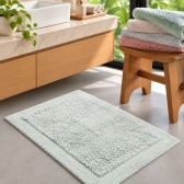 Tapete p/ Casa 48 x 80cm Allure Buddemeyer 100% Algodão - Verde Misty 1184