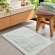 Tapete p/ Casa 48 x 80cm Allure Buddemeyer 100% Algodão - Verde Misty 1184