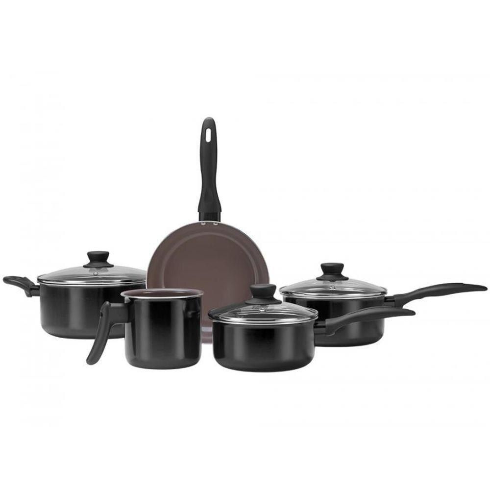 Jogo de Panela Brinox Ceramic Life 5 peças