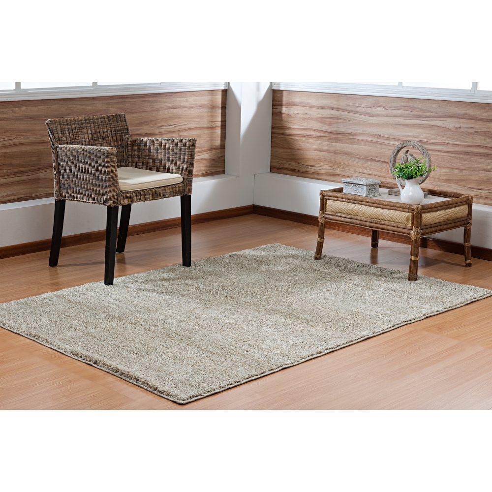 Tapete Retangular Classic 1,50 x 2m Oásis - Mescla Bege
