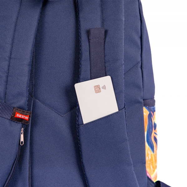 Mochila Sestini Magic Tropical Fruit - Azul