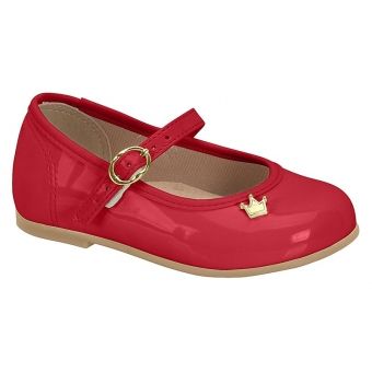 Sapatilha Infantil Molekinha Bêbe Verniz Cristal