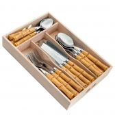 Faqueiro Bambu 24 Peças Dynasty