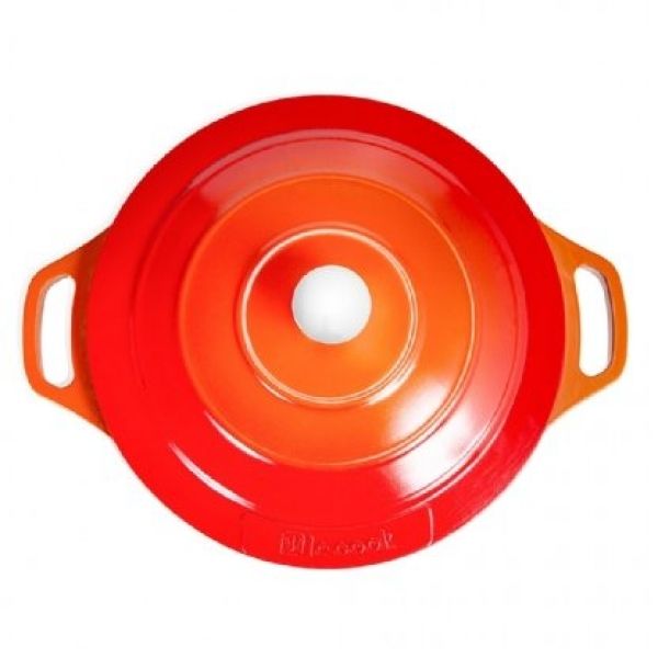 Caçarola Baixa Le Cook Premier Orange 24cm 2,4L