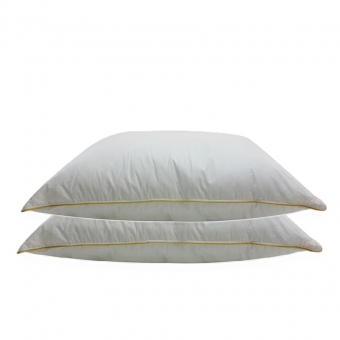 Kit 2 Travesseiros Niazitex Toque De Plumas 0,50 x 0,70 Branco