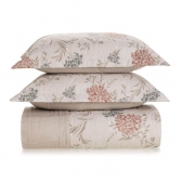 Colcha Casal 3 peças Karsten 100% Algodão 180 Fios Percal - Verbena