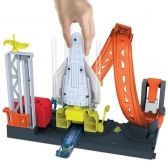 Conjunto Hot Wheels City Super Decolagem de Foguete Mattel