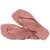 Chinelo Feminino Havaianas Slim Square - Rosa Crocus