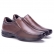 Sapato Masculino Casual Jota Pe 5G Air Vision em Couro - Dark Brown