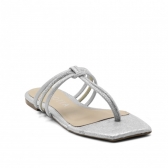 Rasteira Feminina Brillant Mariotta 19230-60 - Prata