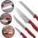 Conjunto de Facas Simonaggio Cook Tools 4 peças - Vermelho