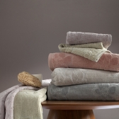 Toalha de Rosto Buddemeyer Lollipop 100% Algodão - Branco 1011