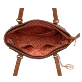 Bolsa Tote Grande Fellipe Krein Aw22 Saffiano - Caramelo