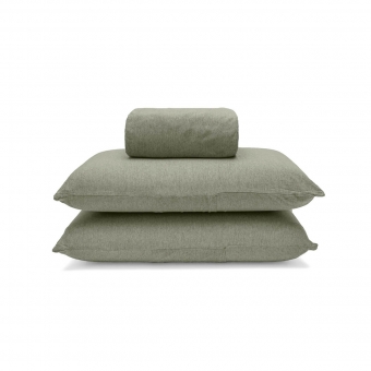 Jogo de Lençol Queen Malha Mescla 3 Peças Buettner