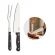 Jogo de Garfo e Faca para Churrasco Brinox Suprema