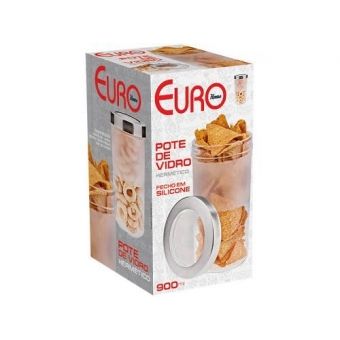 Pote de Vidro Hermético Euro