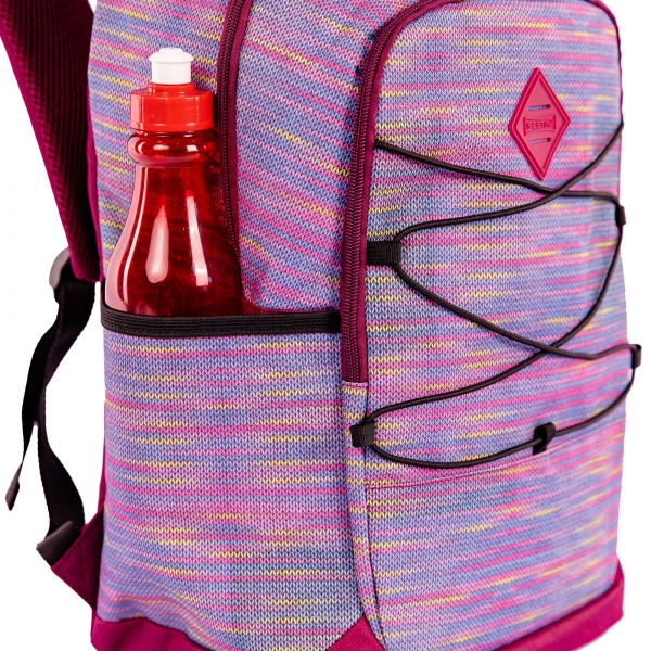 Mochila Sestini Magic Malha Etnica - Rosa
