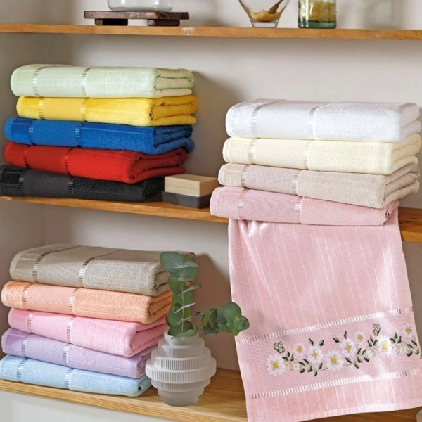 Toalha para Bordar Lavabo Valour Dohler Bella Sem Estampa - Branco