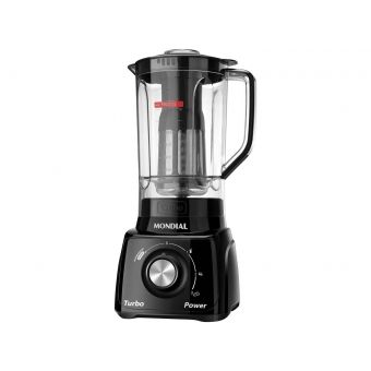 Liquidificador Mondial Turbo Power 500 watts L-99-FB com Filtro 3 Velocidades