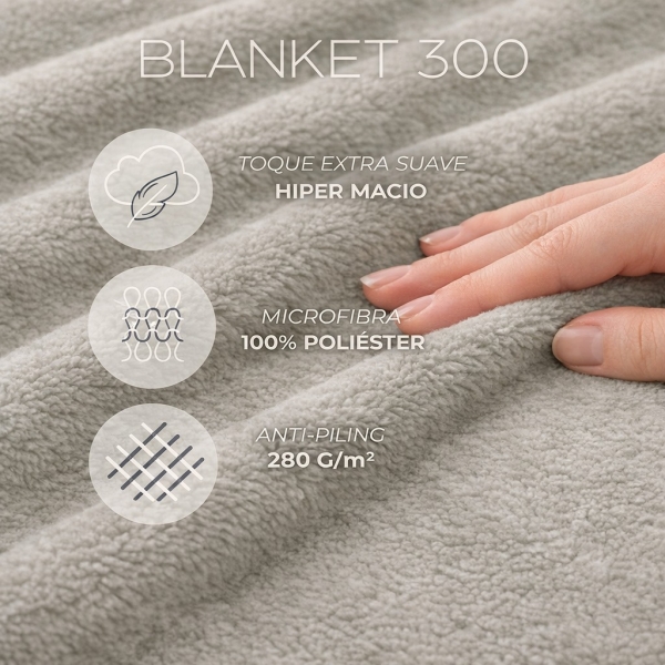 Cobertor Queen Kacyumara Blanket 300 Toque de Seda - Verde Greenjoy