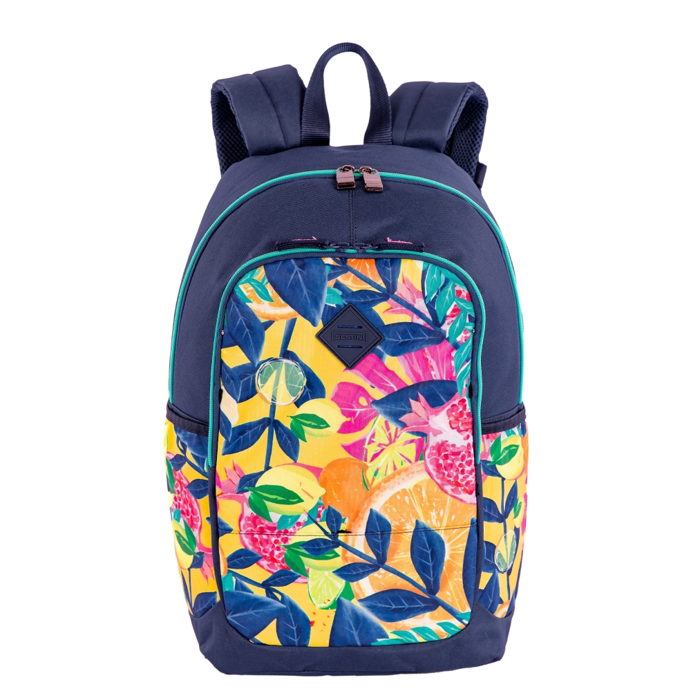 Mochila Sestini Magic Tropical Fruit - Azul
