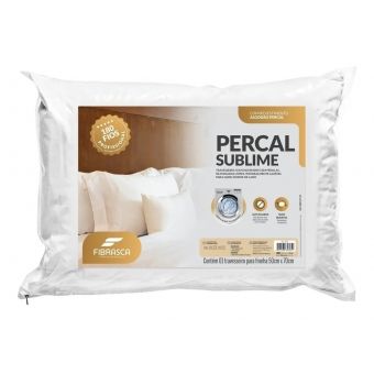Travesseiro Fibrasca Percal Sublime