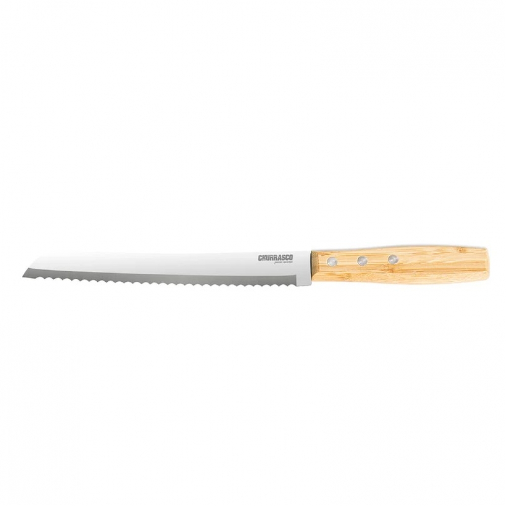 Faca para Pão 8´ Churrasco Paixão Nacional Gourmet Mix