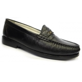 Mocassim Masculino Saullo 1604 em Couro Preto