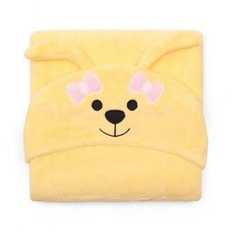 Manta Microfibra Infantil C/ Capuz Buettner 90X90 Abelhinha