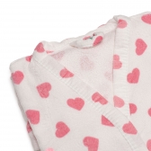 Roupão Adulto Com Manga Dohler Velour Fiori Estampado 100% Algodão - Fiore