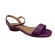 Sandália Feminina Beira Rio Salto Baixo - Roxo