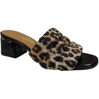 Tamanco Feminino Vizzano de Salto Bloco Malha Cirre