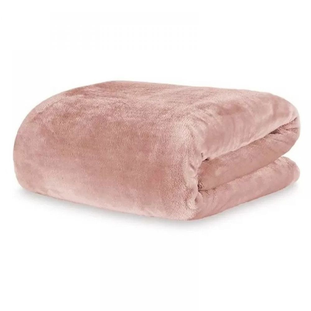 Cobertor Solteiro Kacyumara Blanket 300 Toque de Seda - Rosê