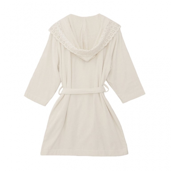 Roupão Adulto c/ Renda Buddemeyer Crystal - Bege 1098