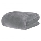Cobertor Solteiro Kacyumara Blanket 300 Toque de Seda - Cinza